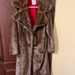 Avec Les Filles Brown Teddy Jacket